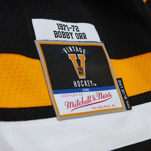 Bobby Orr Boston Bruins  1971/72 Blue Line Player Jersey - Black