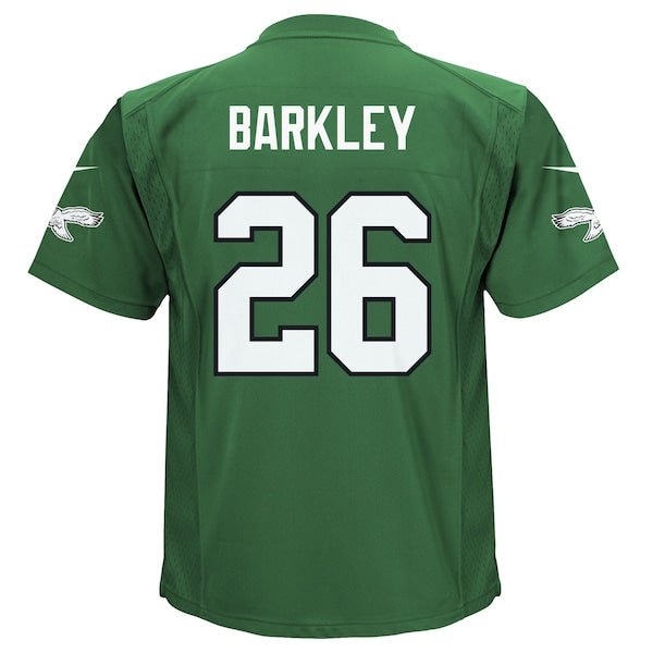 Saquon Barkley Philadelphia Eagles Nike Preschool Alternate Player Game Jersey - Kelly Green/Green