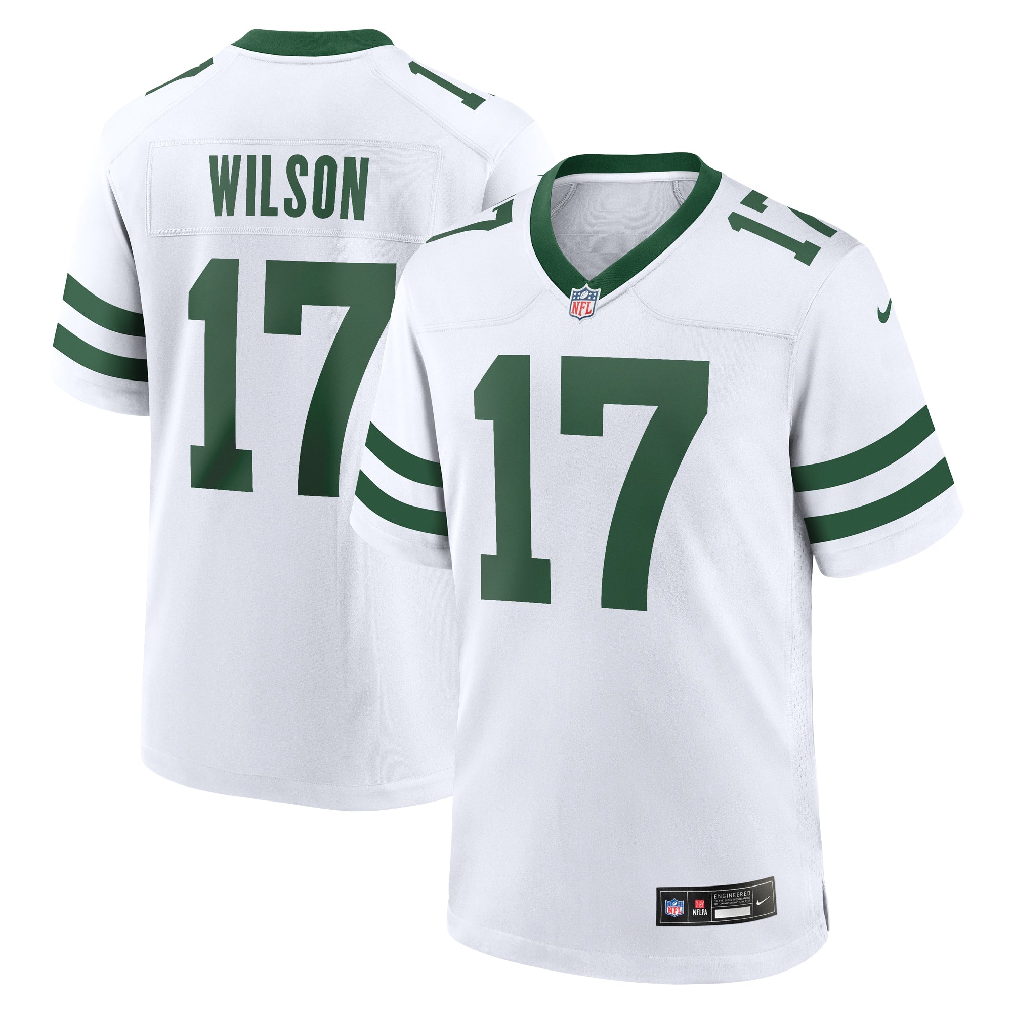 Garrett Wilson New York Jets Nike Player Game Jersey - Green/White