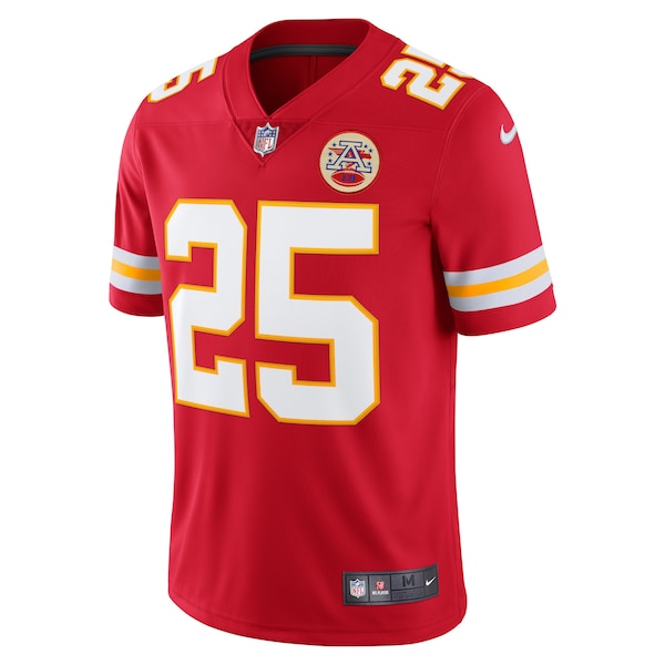 Clyde Edwards-Helaire Kansas City Chiefs Nike Vapor Limited Jersey - Red/White