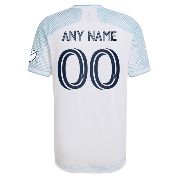Chicago Fire adidas 2022 Lakefront Kit Authentic Custom Jersey - White