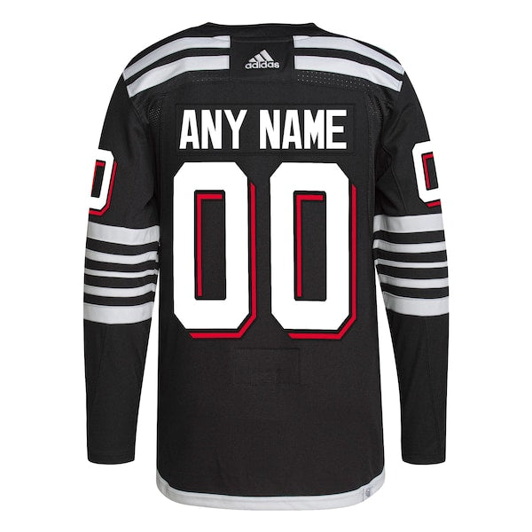 New Jersey Devils adidas  Alternate 2021/22 Primegreen Authentic Custom Jersey - Black
