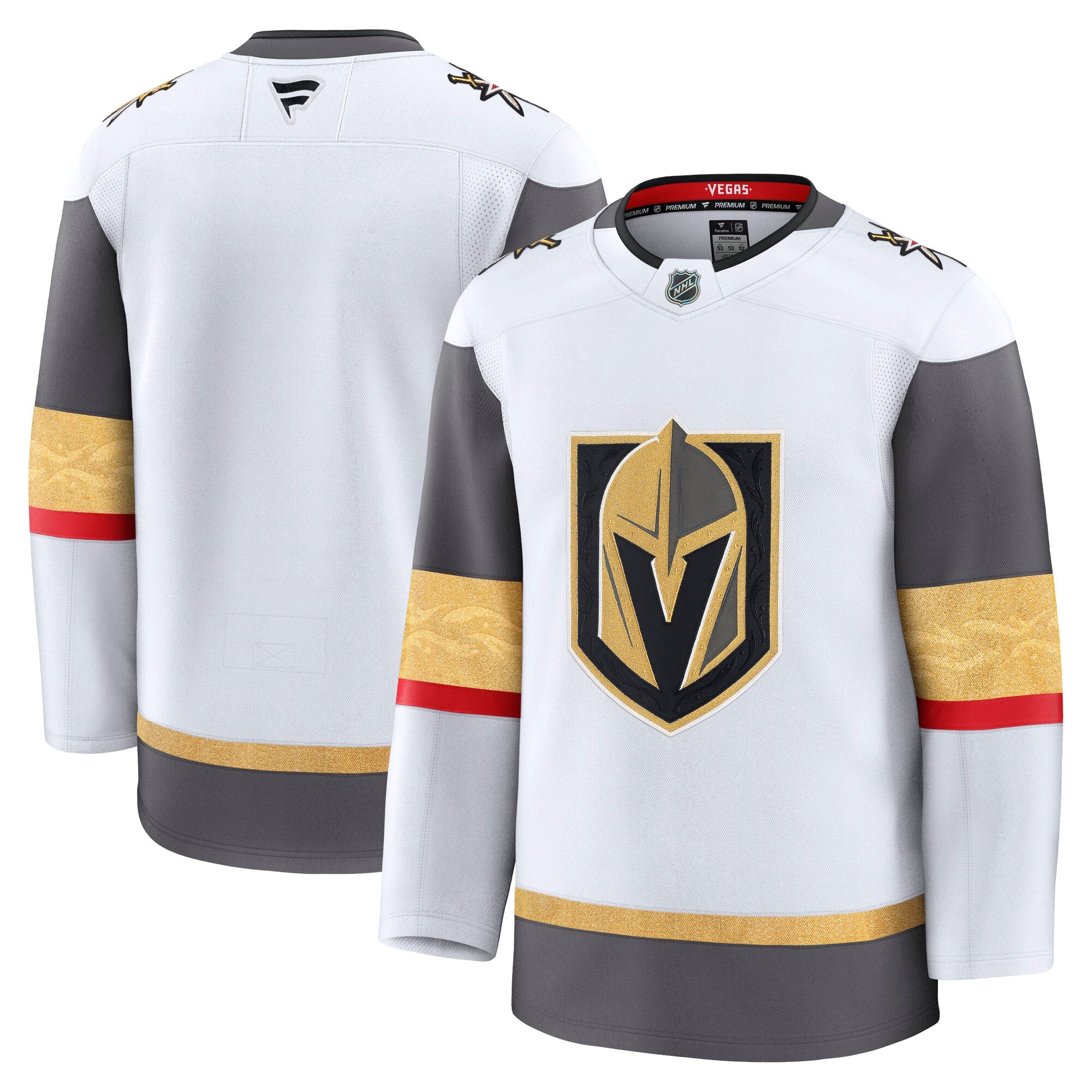 Vegas Golden Knights  Alternate Premium Jersey - Gray/Gold/White