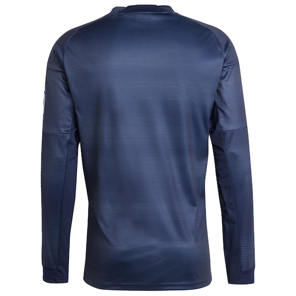 Los Merengues adidas 2025/26 Home Long Sleeve Replica Jersey - Blue/White