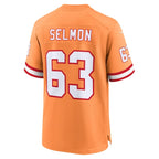 Lee Roy Selmon  Tampa Bay Buccaneers Nike 50th Season Game Jersey - Creamsicle