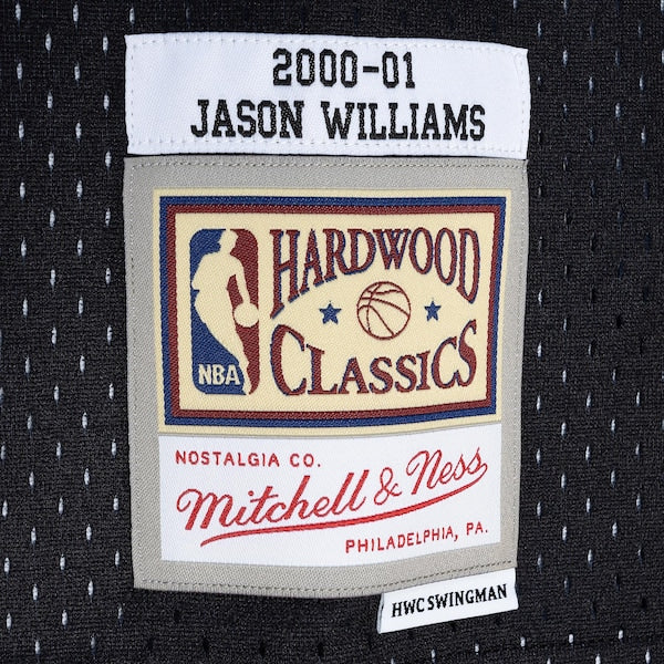 Jason Williams Sacramento Kings Hardwood Classics 2000/01 Split Swingman Jersey - Purple/Black