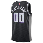 Sacramento Kings Nike Swingman Custom Jersey Black - Statement Edition