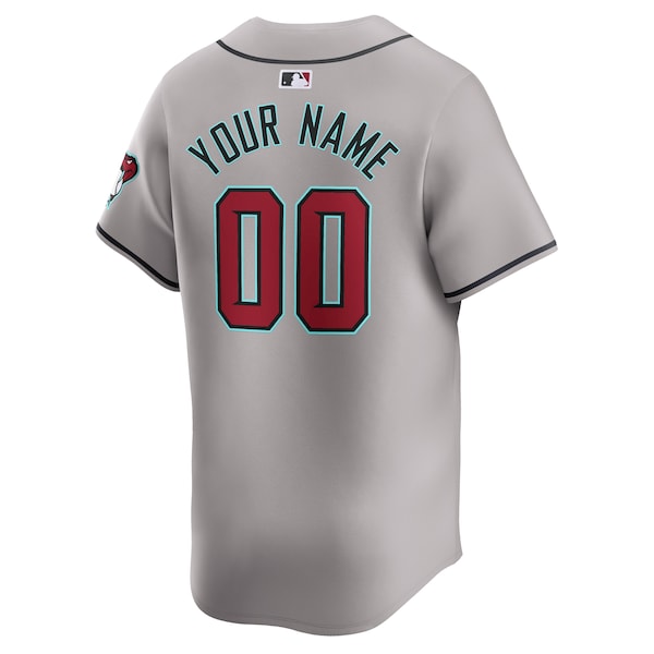 Arizona Diamondbacks Nike Away Limited Custom Jersey - Gray
