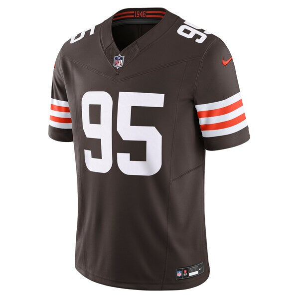Myles Garrett Cleveland Browns Nike Team Vapor F.U.S.E. Limited Jersey - Brown/White