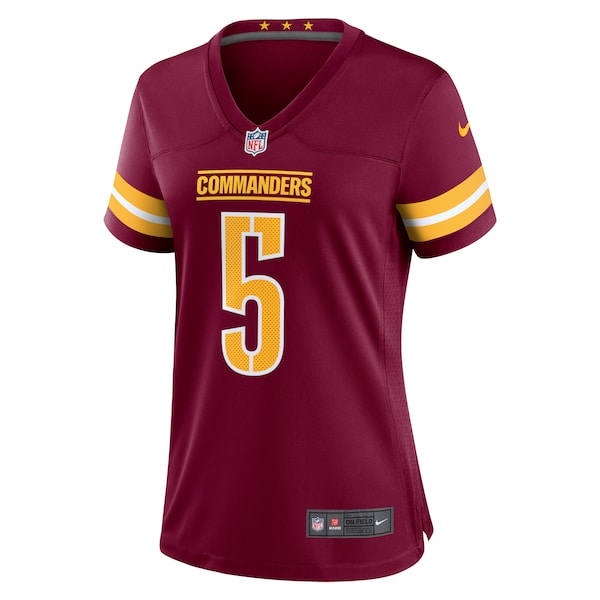 Jayden Daniels Washington Commanders Nike Women's 2024 NFL Draft First Round Pick Player Game Jersey - Burgundy