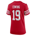 Jacob Cowing San Francisco 49ers Nike Women's  Game Jersey -  Scarlet