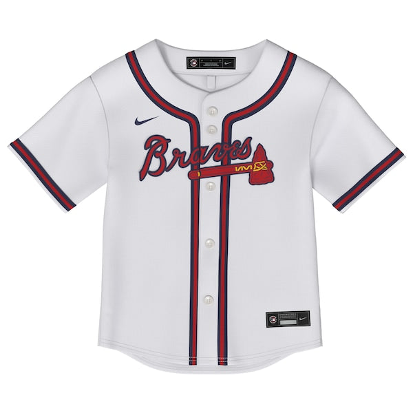 Ronald Acuña Jr. Atlanta Braves Nike Toddler Replica 2.0 Player Jersey - White