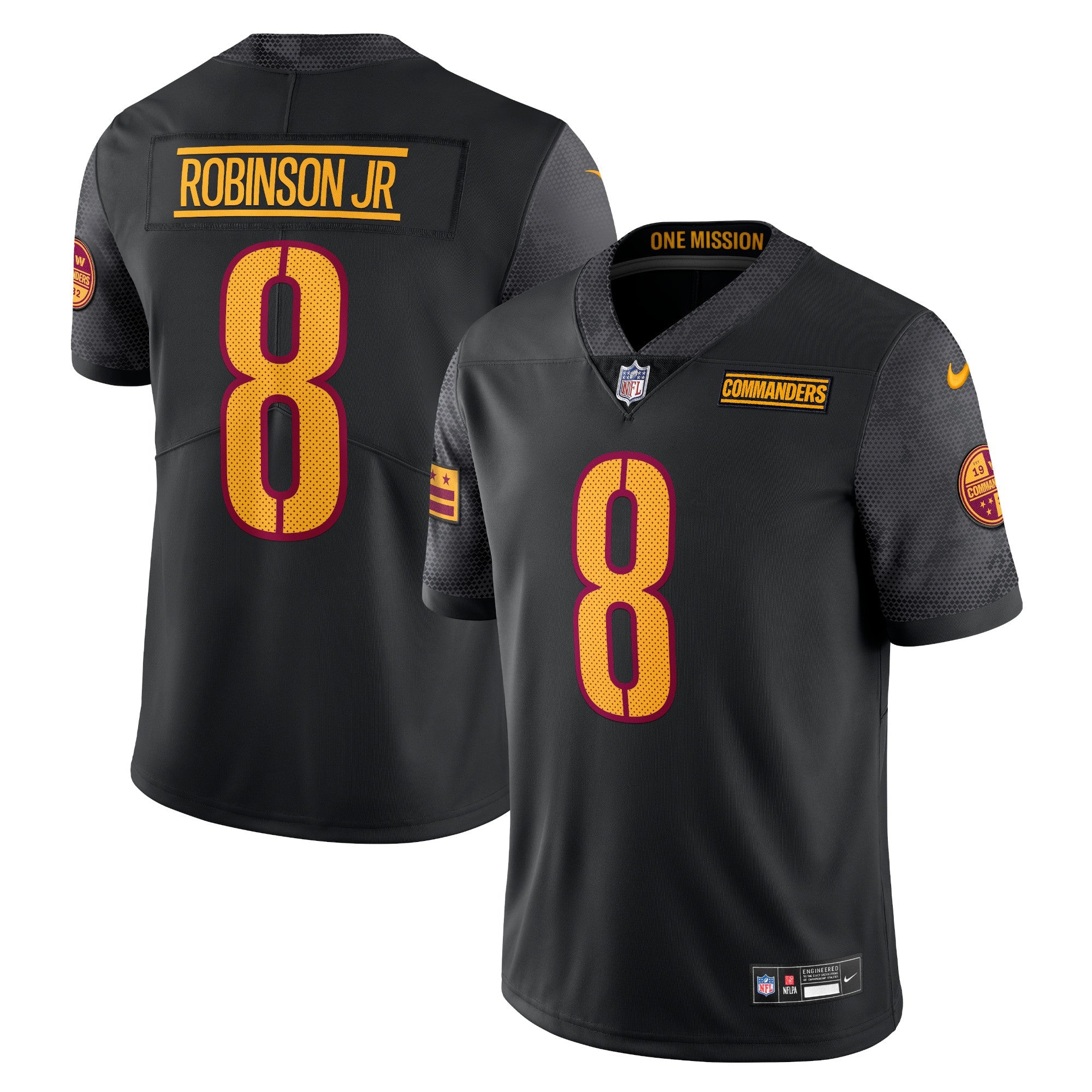 Brian Robinson Jr. Washington Commanders Nike  Vapor Untouchable Limited Jersey - Burgundy/Black