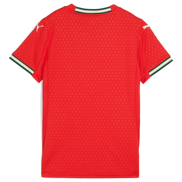 Portugal National Team Puma Women's 2025 Home Replica Jersey - Red/White
