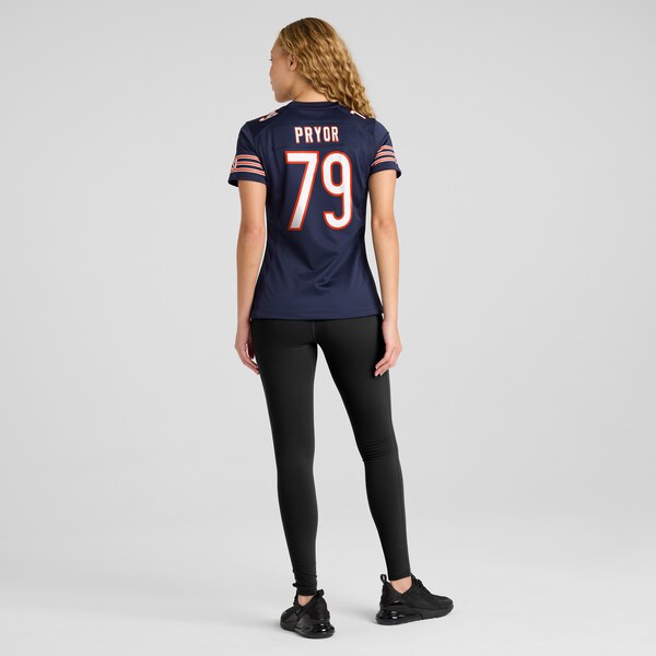 Matt Pryor Chicago Bears Nike Women's  Game Jersey -  Navy