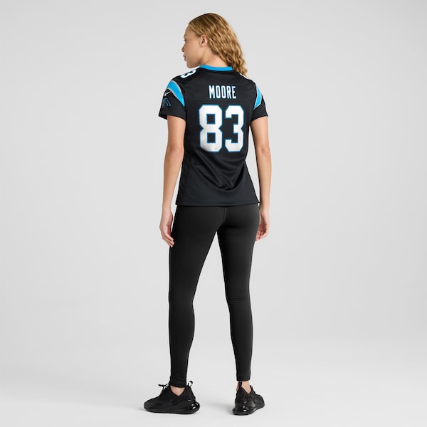 David Moore Carolina Panthers Nike Women's  Game Jersey -  Black