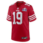 Deebo Samuel San Francisco 49ers Nike Super Bowl LVIII Game Jersey - Scarlet