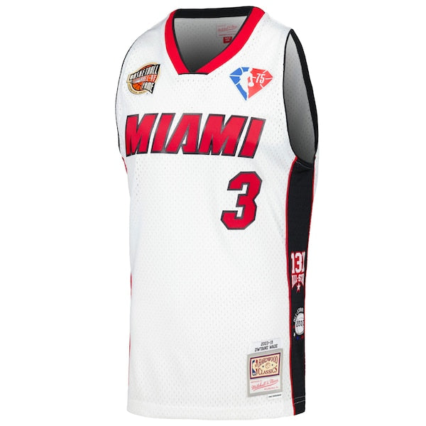 Dwyane Wade Miami Heat Unisex Hall of Fame Class of 2023 Throwback Swingman Jersey - White