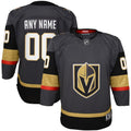 Vegas Golden Knights Youth Alternate Premier Custom Jersey - Gray