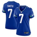 Geno Smith Seattle Seahawks Nike Women's Throwback Player Game Jersey - Royal