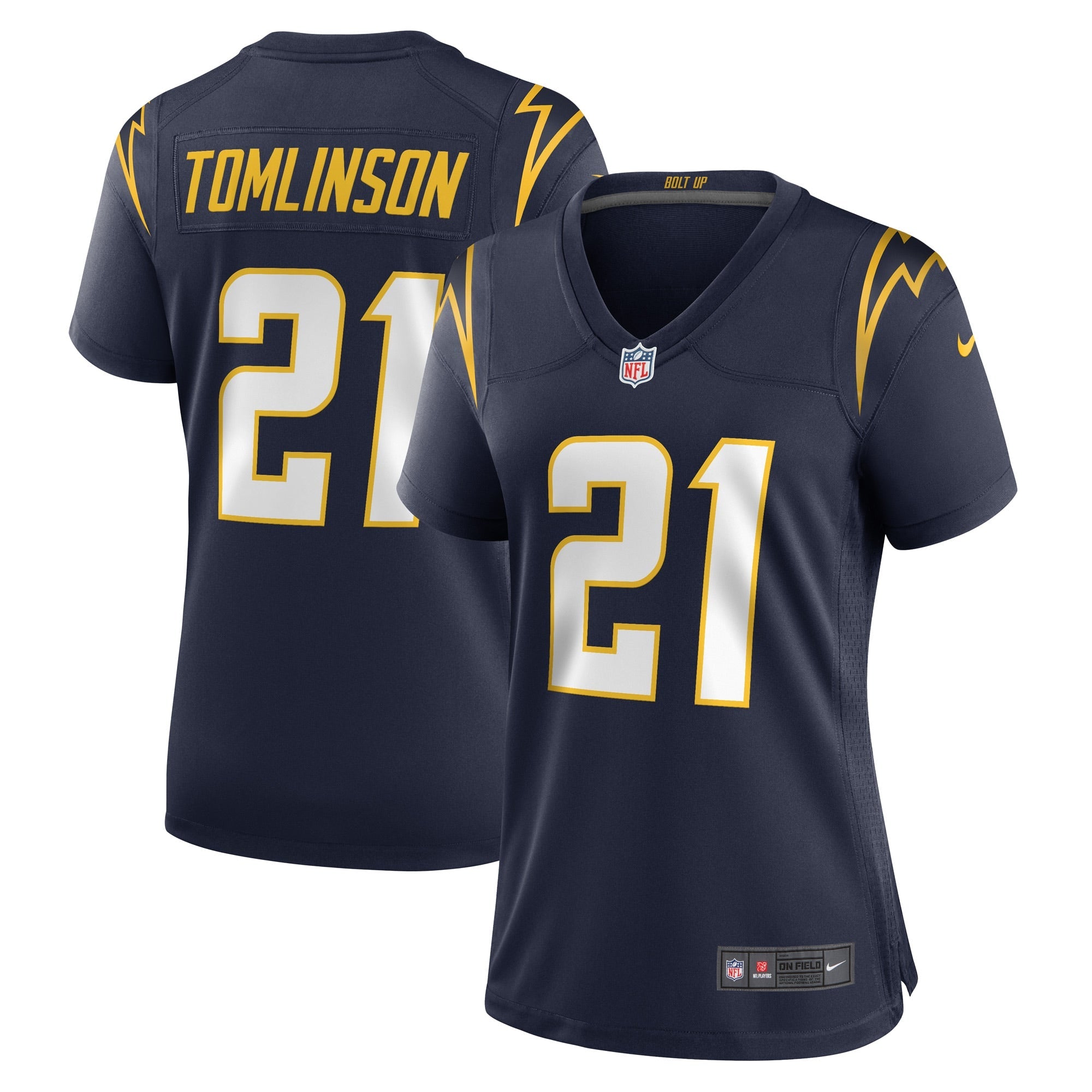 LaDainian Tomlinson Los Angeles Chargers Nike Women's Game Retired Player Jersey - Powder Blue/Navy/Royal