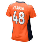 Mitchell Fraboni Denver Broncos Nike Women's Team Game Jersey -  Orange