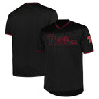 Philadelphia Phillies Profile Big & Tall Pop Fashion Jersey - Black