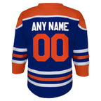 Edmonton Oilers Youth Home Replica Custom Jersey - Royal