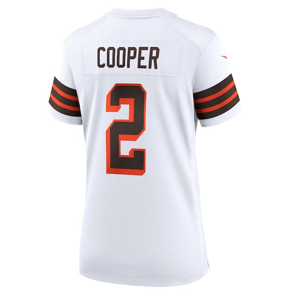 Amari Cooper Cleveland Browns Nike Women's Alternate Game Jersey - White/Brown