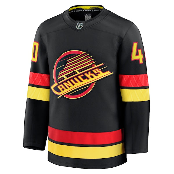 Elias Pettersson Vancouver Canucks  Alternate Premium Jersey - Black