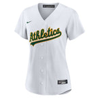 Nick Kurtz Athletics Nike Women's Home Replica Player Jersey - White