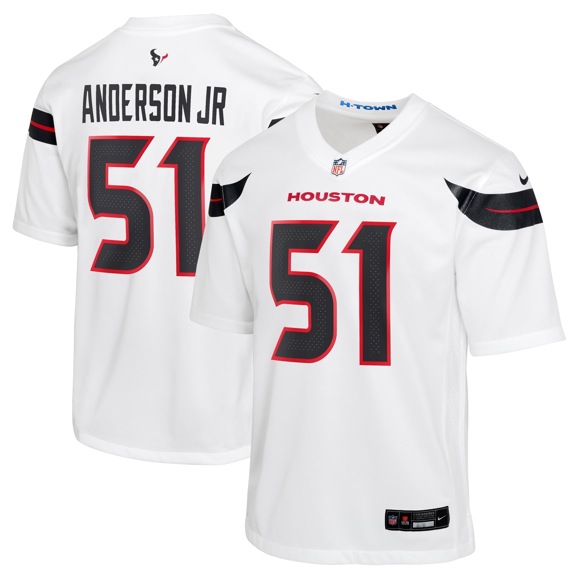Will Anderson Jr. Houston Texans Nike Youth Game Jersey - Navy/White