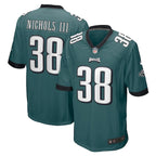 Lew Nichols III Philadelphia Eagles Nike  Game Jersey - Midnight Green