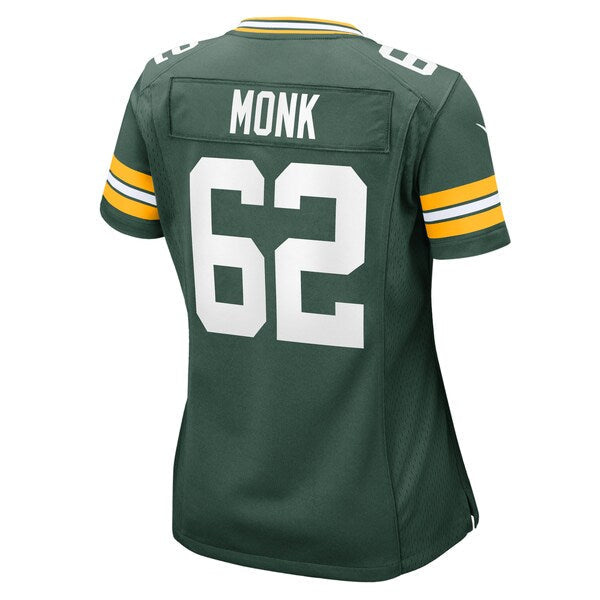 Jacob Monk Green Bay Packers Nike Women's  Game Jersey -  Green