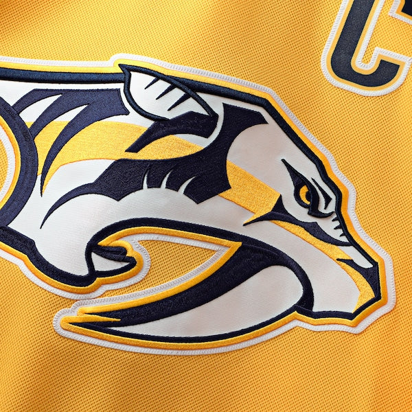 Nashville Predators  Home Premium Custom Jersey - Gold/White