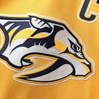 Nashville Predators  Home Premium Custom Jersey - Gold/White