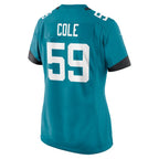 Myles Cole Jacksonville Jaguars Nike Women's  Game Jersey -  Teal
