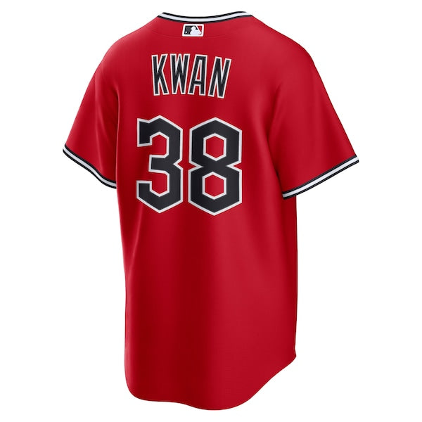 Steven Kwan Cleveland Guardians Nike Alternate Replica 2.0 Player Jersey - Red