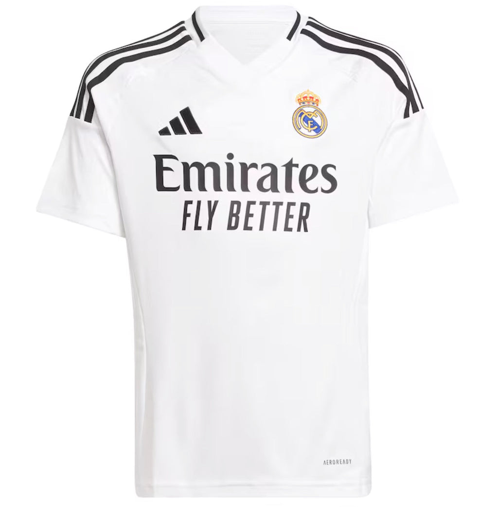 Jude Bellingham Los Merengues Youth adidas 2023/24 Home Replica Jersey - White