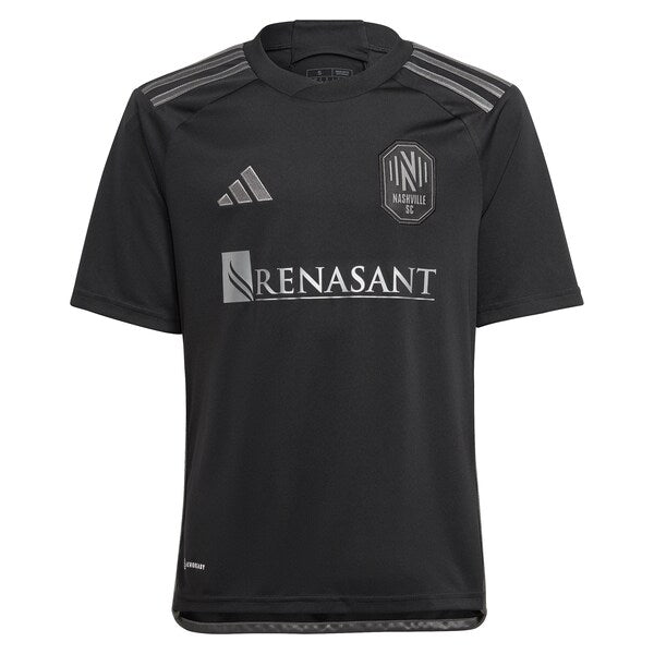 Tyler Boyd Nashville SC adidas Youth 2024 Man In Black Kit Replica Player Jersey - Black/Yellow