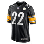 Najee Harris Pittsburgh Steelers Nike Youth Game Jersey - Black/White