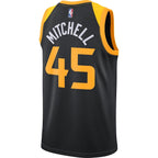 Donovan Mitchell Utah Jazz Nike 2021/22 Swingman Player Jersey Black - City Edition