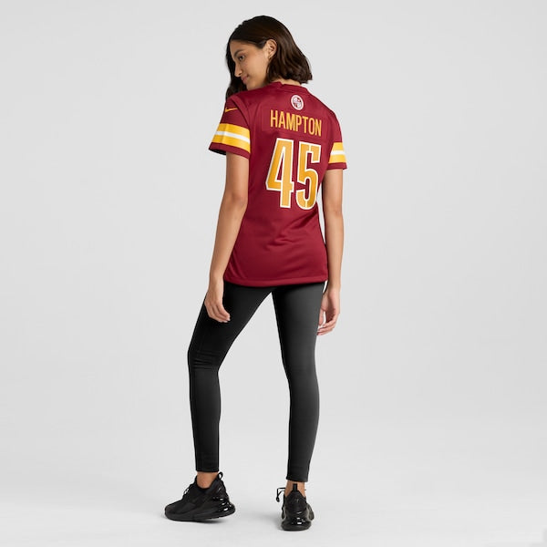 Dominique Hampton Washington Commanders Nike Women's  Game Jersey -  Burgundy
