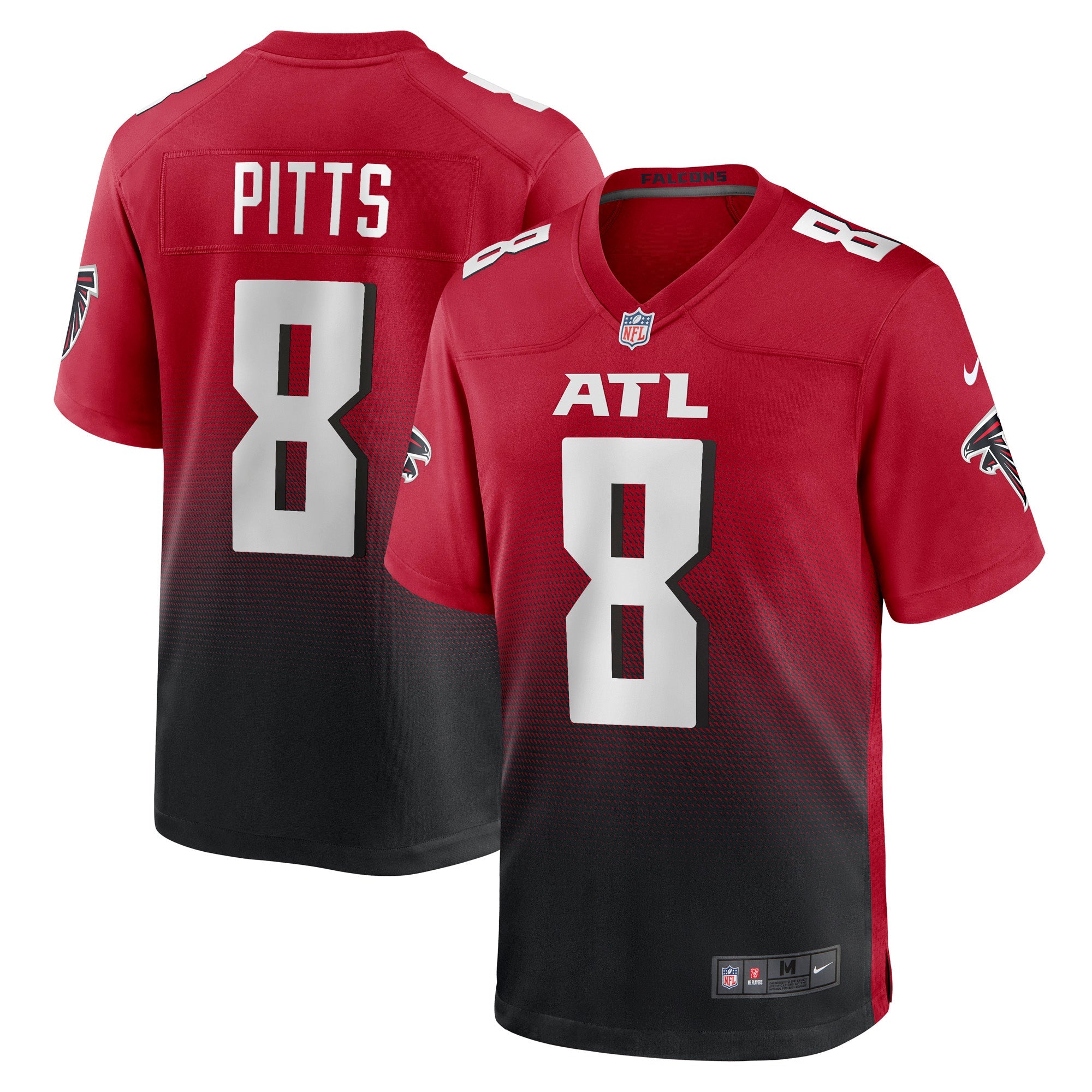Kyle Pitts Atlanta Falcons Nike Player Game Jersey - Black/Red