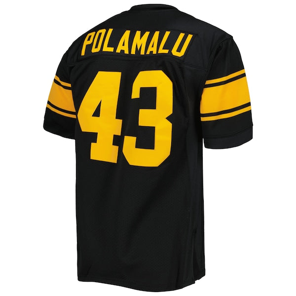 Troy Polamalu Pittsburgh Steelers 2008  Authentic Throwback Retired Player Jersey - Black