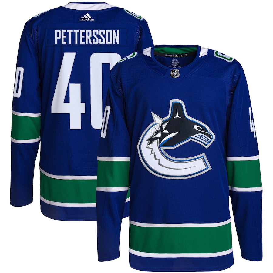 Elias Pettersson Vancouver Canucks adidas Home Primegreen Authentic Pro Player - Jersey - Royal