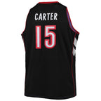 Vince Carter Toronto Raptors Big & Tall 1999/00 Hardwood Classics Swingman Jersey - Purple/White