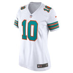 Tyreek Hill Miami Dolphins Nike Women's Alternate Game Jersey - White/Aqua