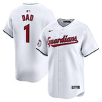 Cleveland Guardians Nike #1 Dad Home Limited Jersey - White