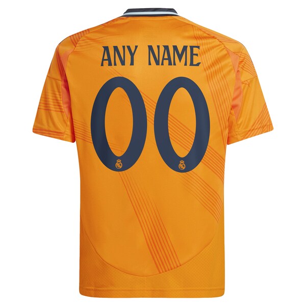 Los Merengues adidas Youth 2024/25 Away Replica Custom Jersey - Orange